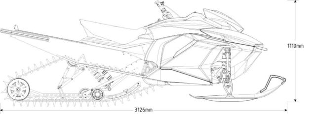 Taiga TS2 electric snowmobile (1)