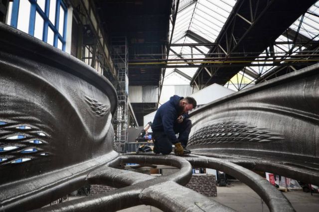 First 3D-Printed Steel Bridge