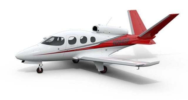 The Cirrus Vision Jet has a built-in parachute