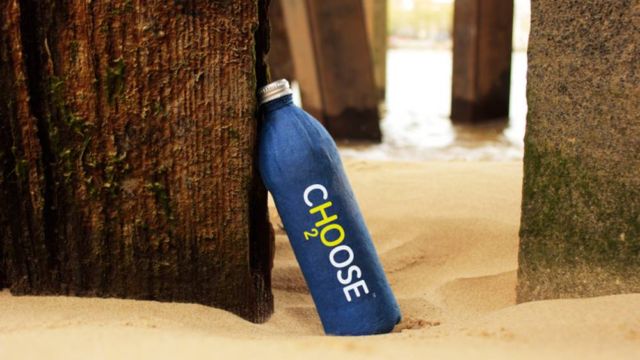 A Water Bottle that fully decomposes in 3 weeks