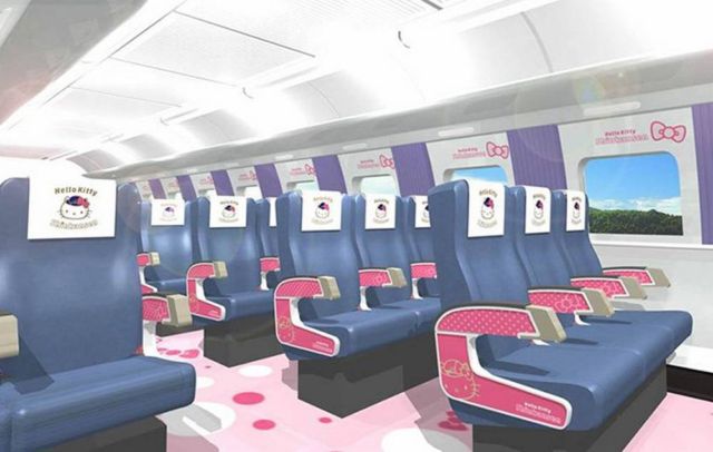 Japan's Hello Kitty bullet train (4)