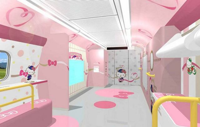 Japan's Hello Kitty bullet train (3)