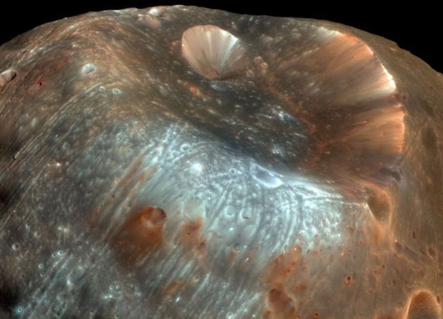 Stickney Crater in Phobos