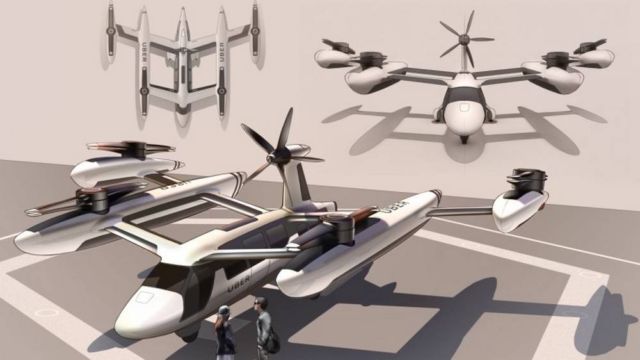 Uber reveals its Self-flying Taxi