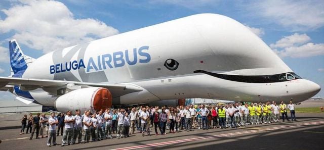 Airbus Beluga plane gets a makeover 