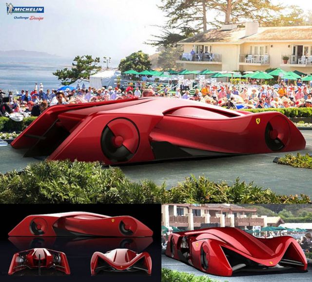 Ferrari Gothica Rossa Supercar concept (2)