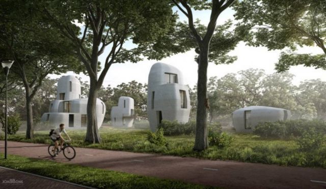 first commercial 3D-Printed Housing project