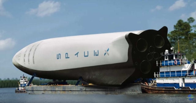 How will SpaceX transport the BFR