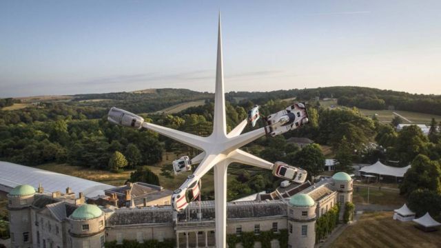 The Porsche Central Feature at the Goodwood Festival of Speed