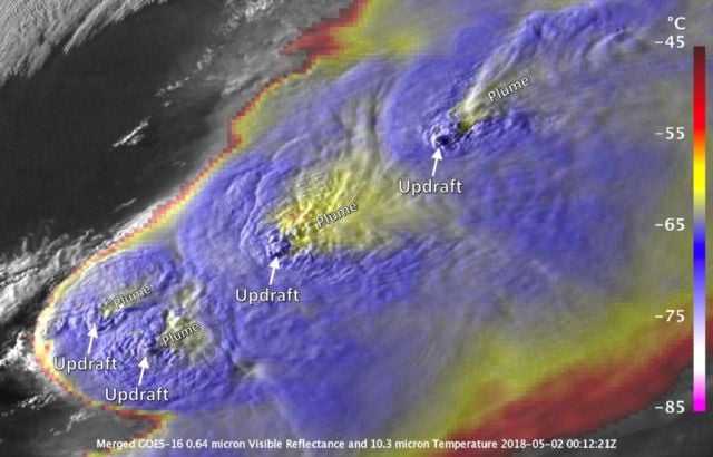 Severe Storm 'Plume' captured by NASA 