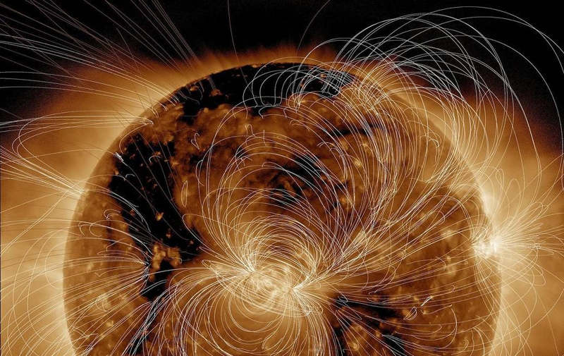 Sun's Magnetic Field Portrayed