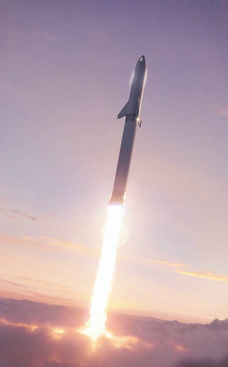 Elon Musk Tweeted new renders of the Big Falcon Rocket | WordlessTech