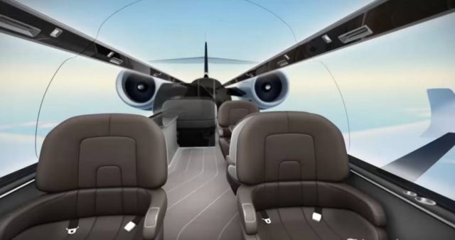 In 10 Years will Fly in Windowless Planes