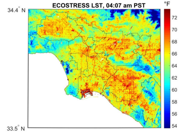 Mapping Los Angeles' Hot Spots