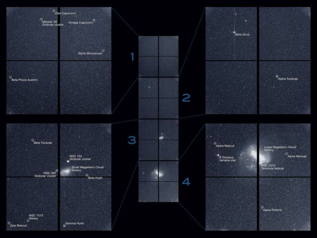 TESS shares its "first light" image