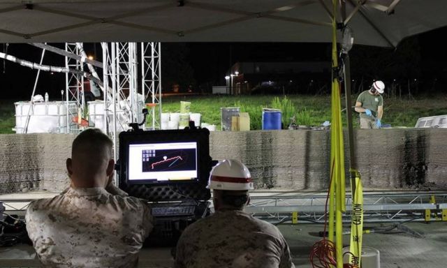 US Marines builds barracks with world's largest 3D printer 