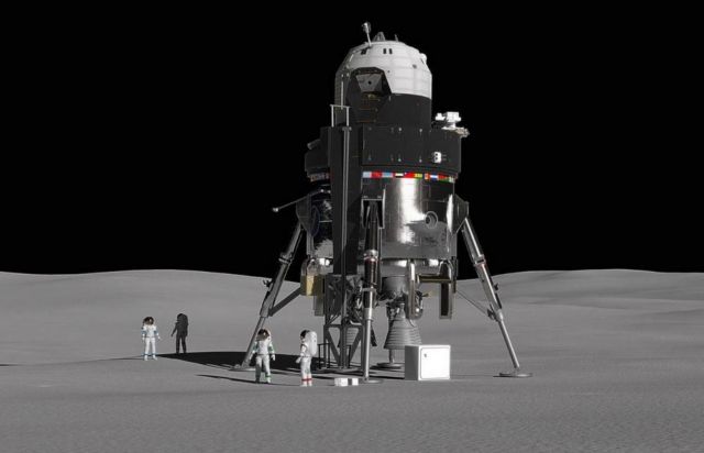 Lockheed Martin unveiled New Human Lunar Lander Concept