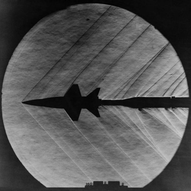 X-15 in Langley's 4 x 4 Supersonic Pressure Tunnel