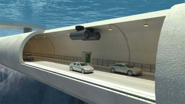 Norway's Underwater Floating Tunnel