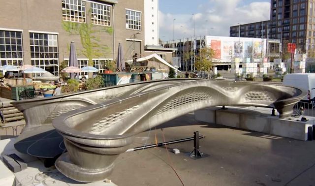 World's first 3D-Printed Bridge is completed 