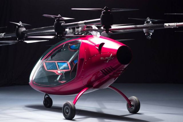 Astro Elroy sleek Passenger Drone 