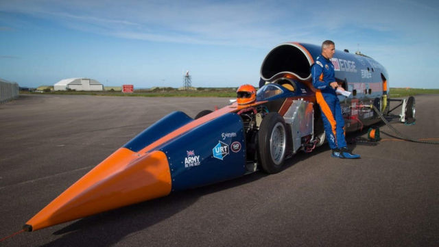 Bloodhound supersonic car has run out of gas