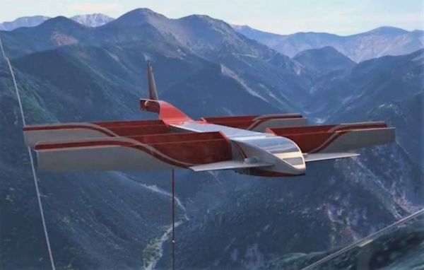 A Flying Train | WordlessTech