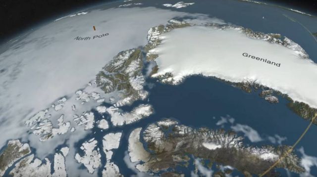 Massive Crater Under Greenland Ice discovered (1)