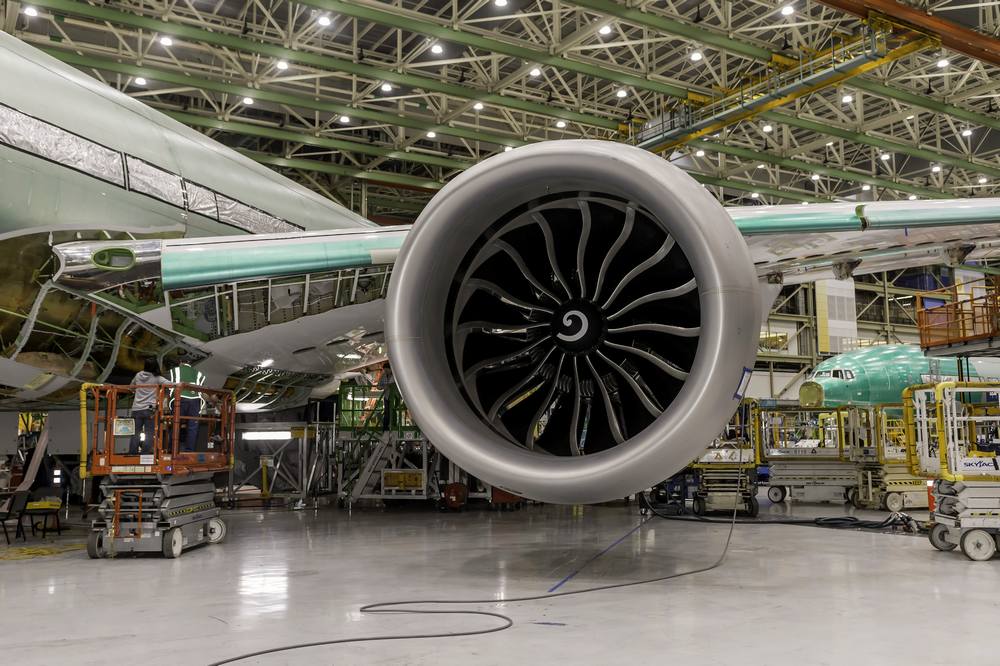 777X airliner equipped with world's Largest Engine