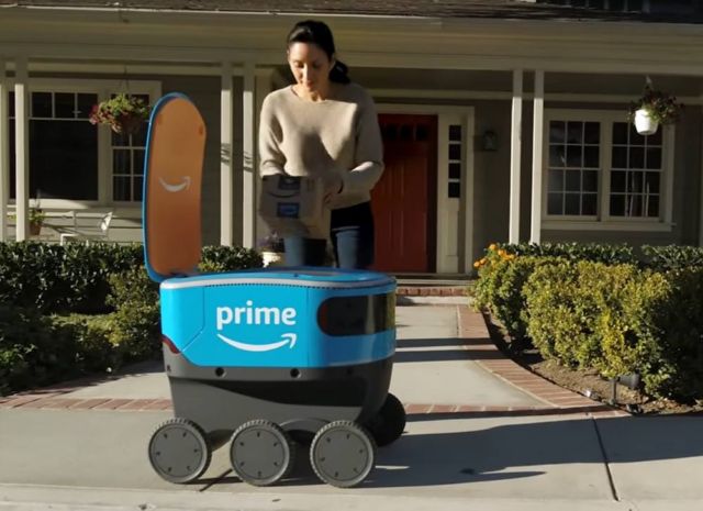 Amazon Scout- the Autonomous Blue Delivery bot