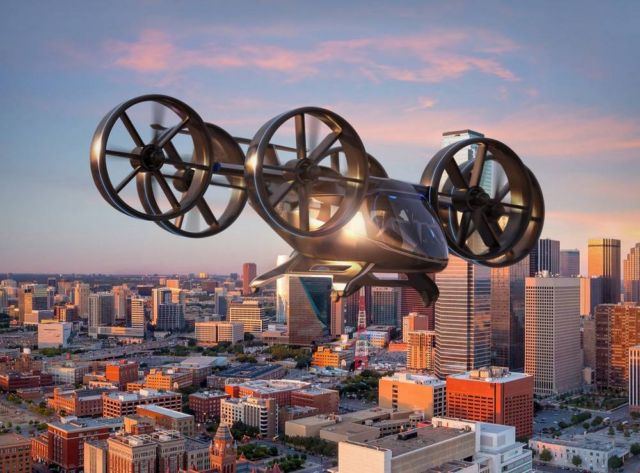 Bell tilt-rotor Air Taxi concept 