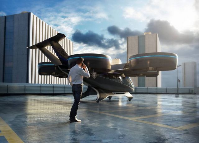 Bell tilt-rotor Air Taxi concept (4)