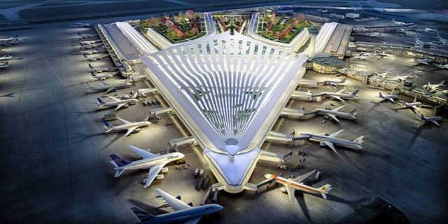 Santiago Calatrava’s proposal for Chicago O’Hare Airport
