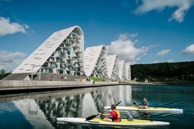 The Wave residential project in Vejle 