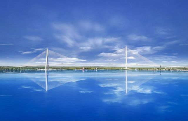 The longest Cable-stayed Bridge in North America (4)