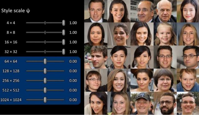 AI Continuously Generate Fake Faces 