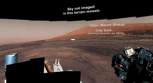 Stunning 360° video on Mars