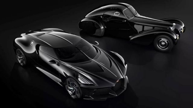 Bugatti La Voiture Noire Coupe unique Hyper Sports car (4)