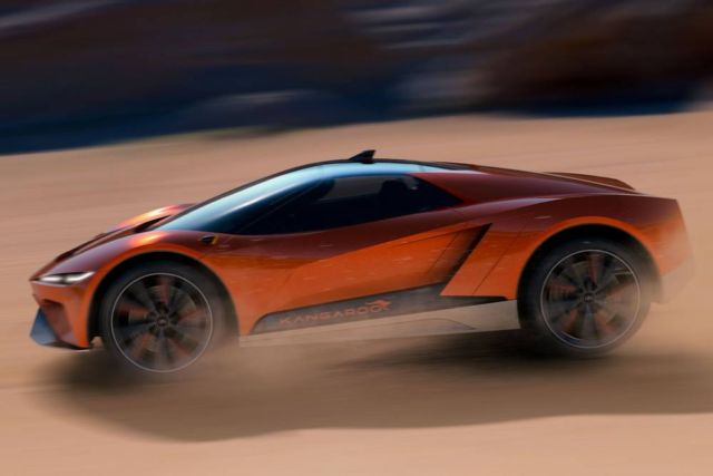 GFG Kangaroo electric all-terrain supercar concept