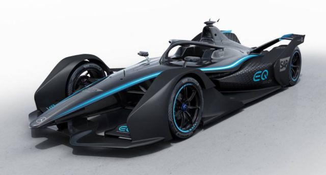 Mercedes reveals its first Formula E race car
