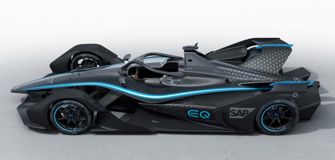 Mercedes reveals its first Formula E race car (1)