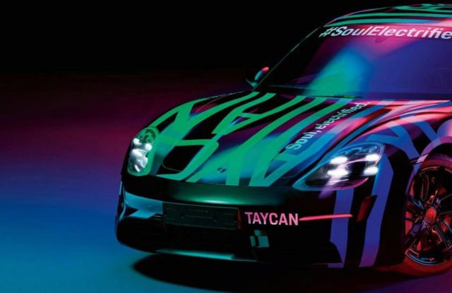 Porsche Taycan EV Teaser Image