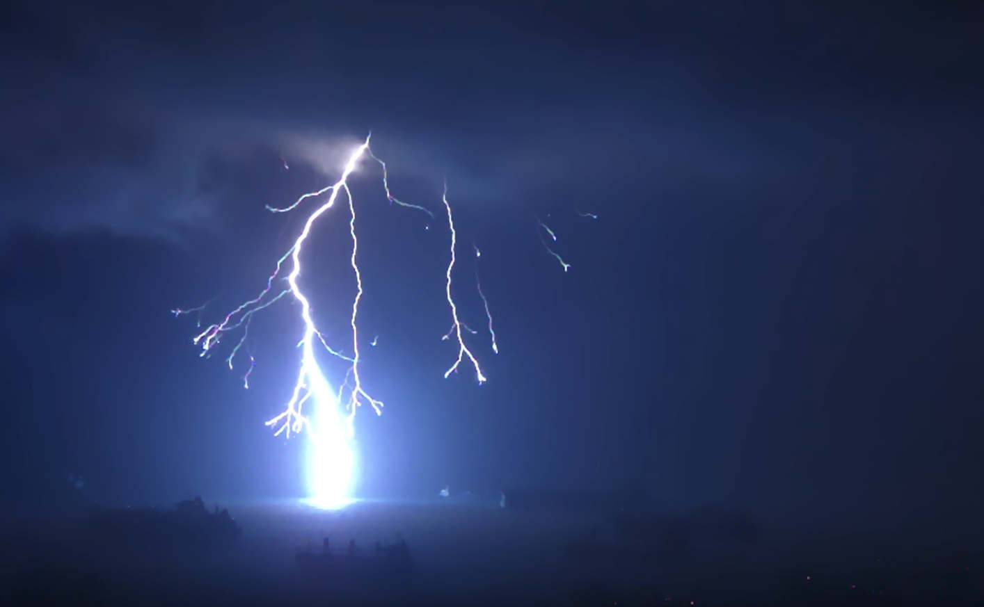 Watch Lightning Strike in Slow motion