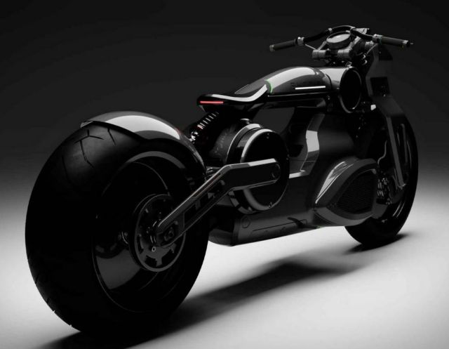 Curtiss Zeus jet-black electric Motorcycle
