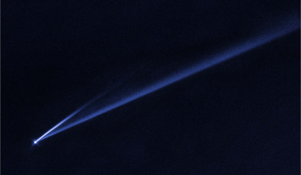 Hubble Watches Asteroid Coming Apart
