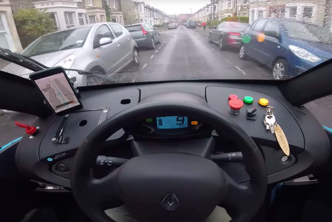 Watch Self-driving car Navigate with only Cameras and simple GPS