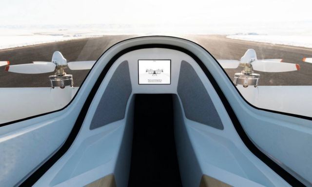 A glimpse of Airbus flying taxi cockpit 