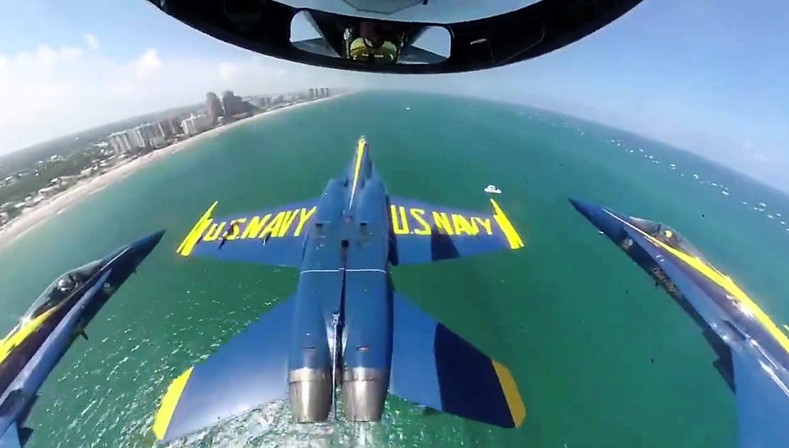 Blue Angels over Fort Lauderdale Beach 1