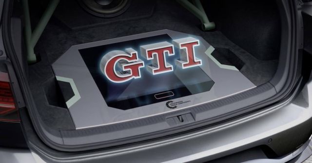 Hologram-controlled sound system in the GTI
