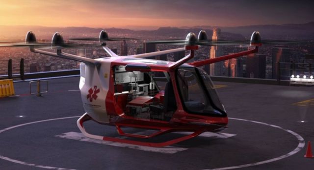 Skai Hydrogen-powered VTOL air taxi (11)